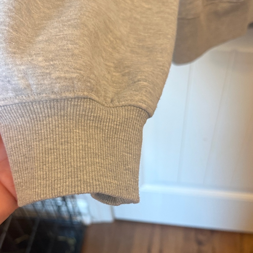Rae Mode Heather Gray Half-Zip Sweater - Picture 7 of 9